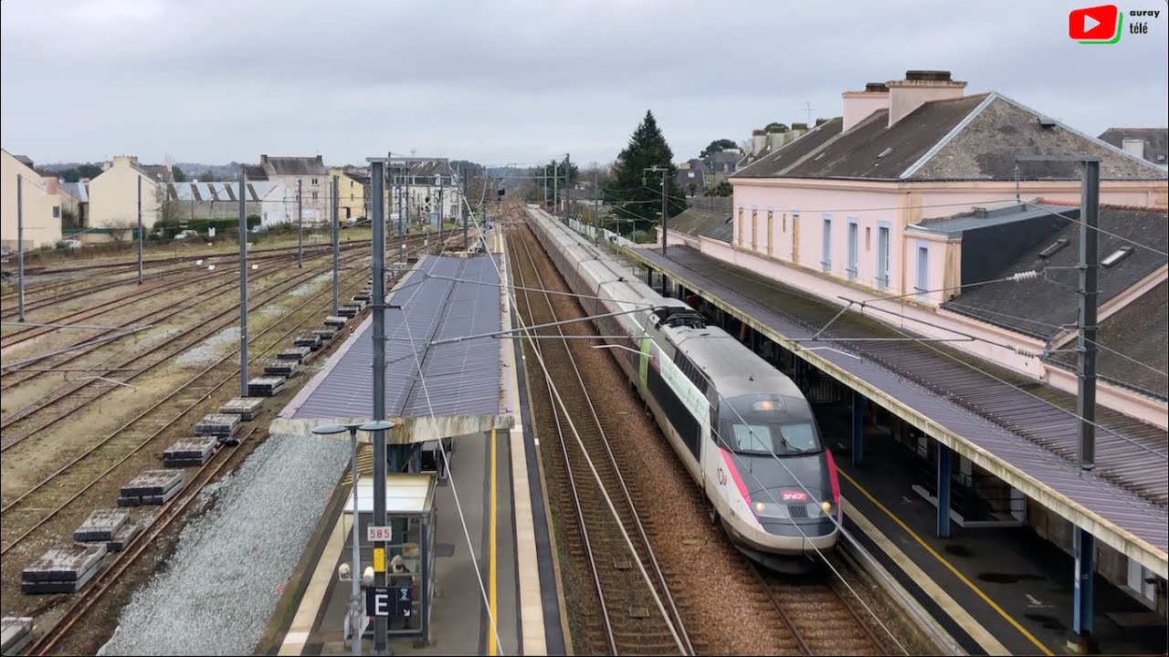 AURAY  🇲🇫 |  TGV Atlantique, TER, Gare SNCF  | Auray Télé
