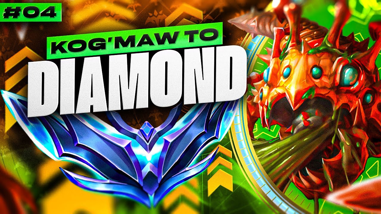 Kog'Maw Unranked to Diamond #4 - Kog'Maw ADC Gameplay Guide | How to Play Kog'Maw in Low Elo