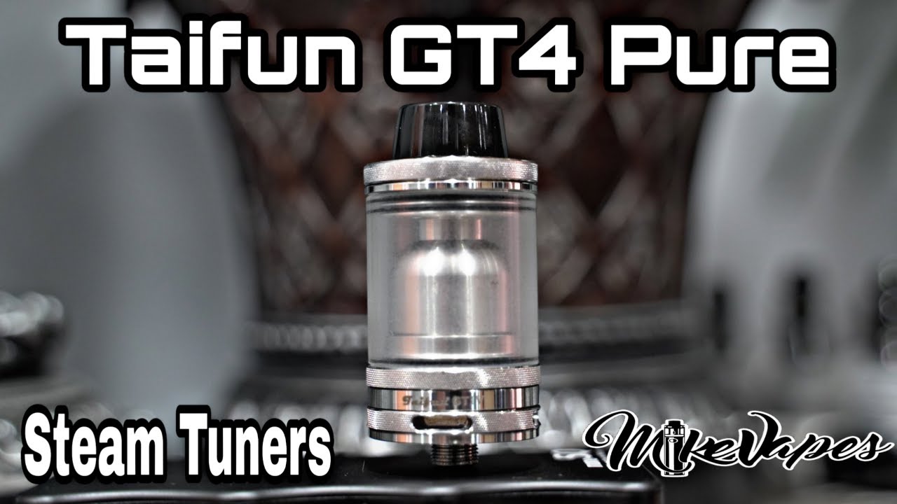 Best Single Coil RTA? Taifun GT4 Pure With Steam Tuners 4.3ml Tank