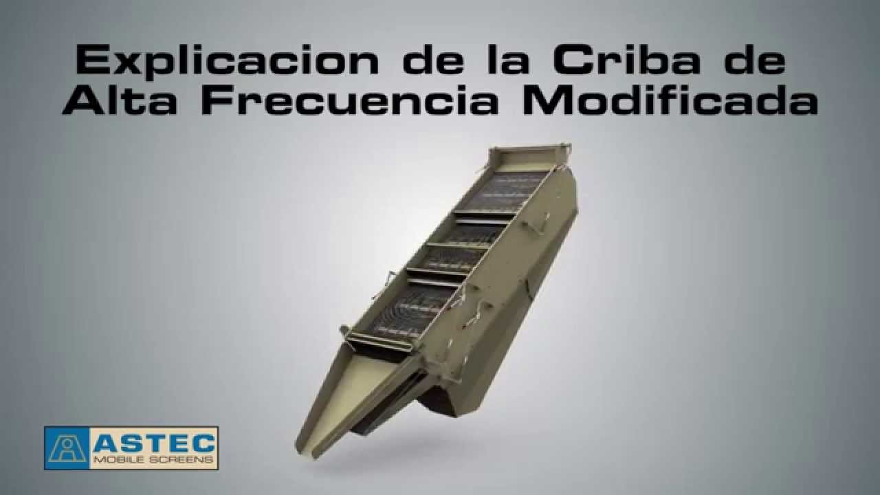 Animación Modificada de la Criba de Alta Frecuencia