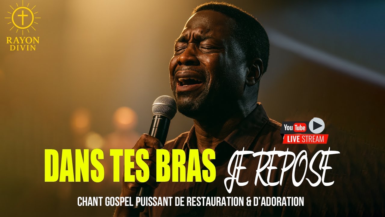 🔥 DANS TES BRAS JE REPOSE 🔥– Chant Gospel Puissant de Restauration & D’Adoration Version Live 2025