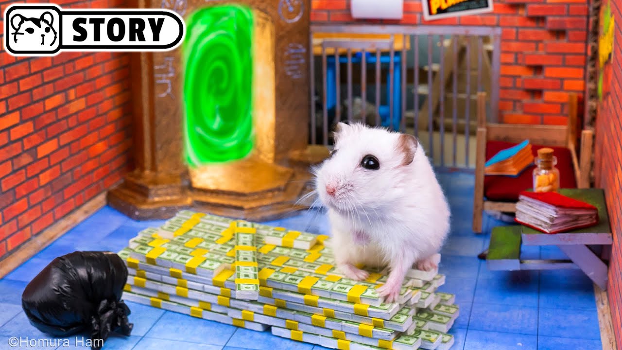 🐹 Hamster Escapes the Prison Maze and Robs the Bank 🐹 Homura Ham