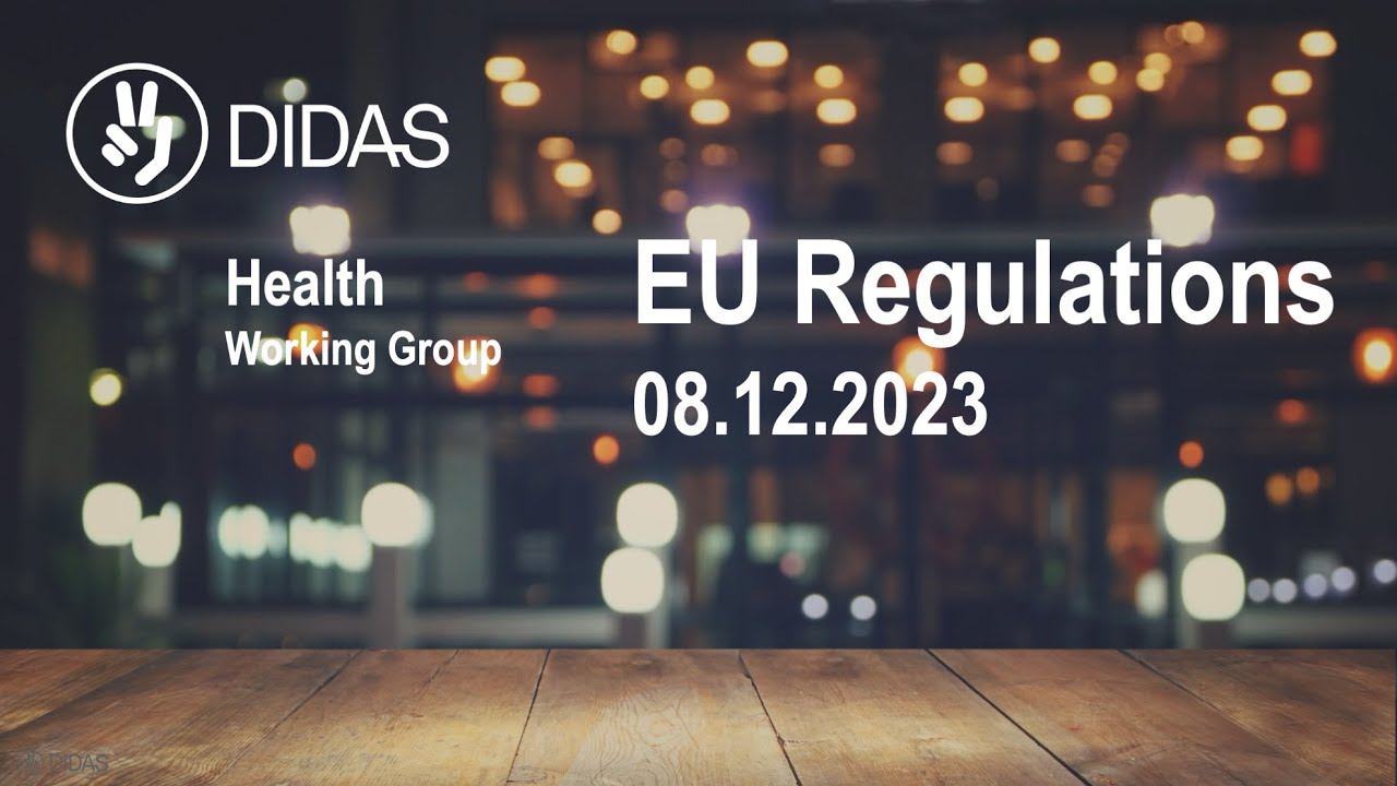 DIDAS Health - EU Regulations, what everybody needs to know