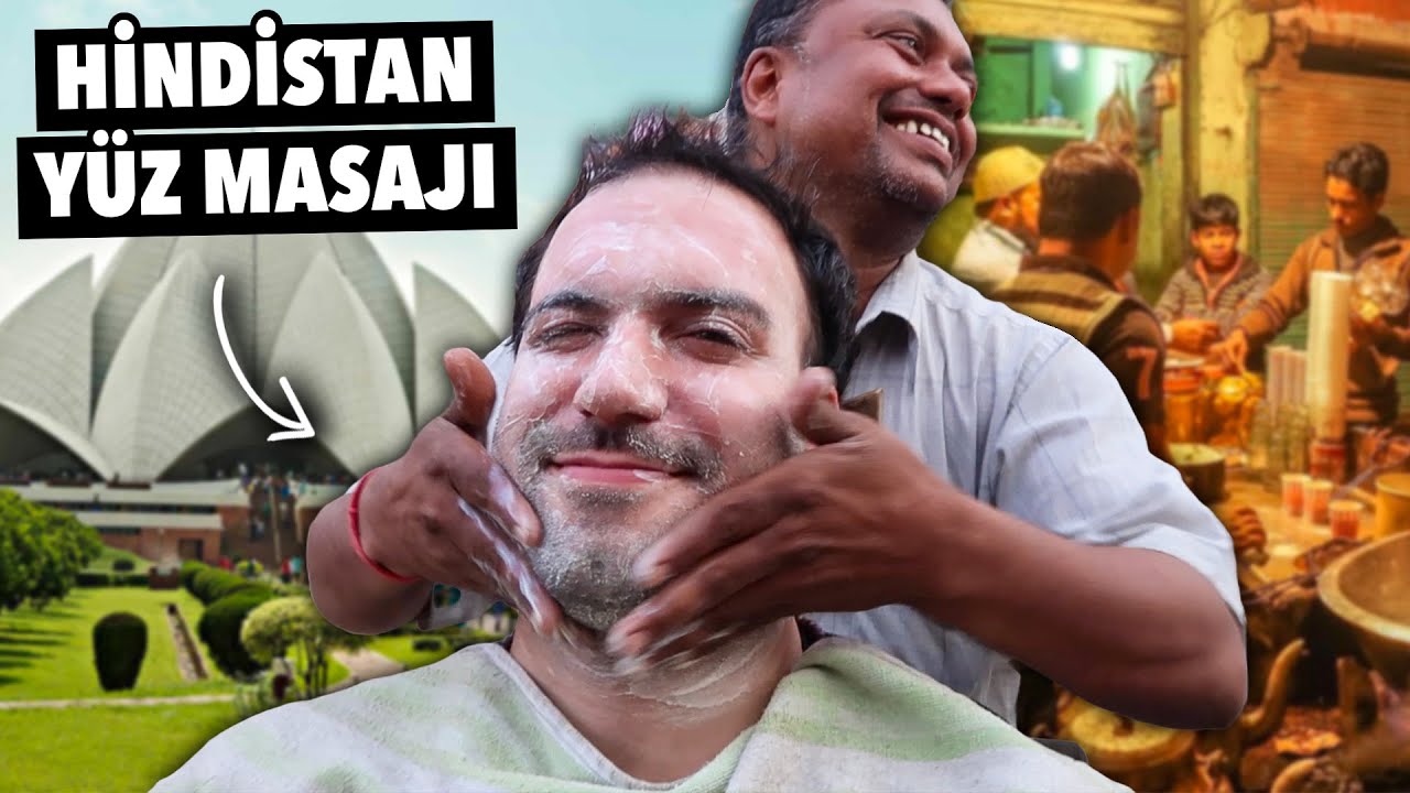 HİNDİSTAN'da Yüz Masajı Yaptırdım!! **Dövüyorlar**