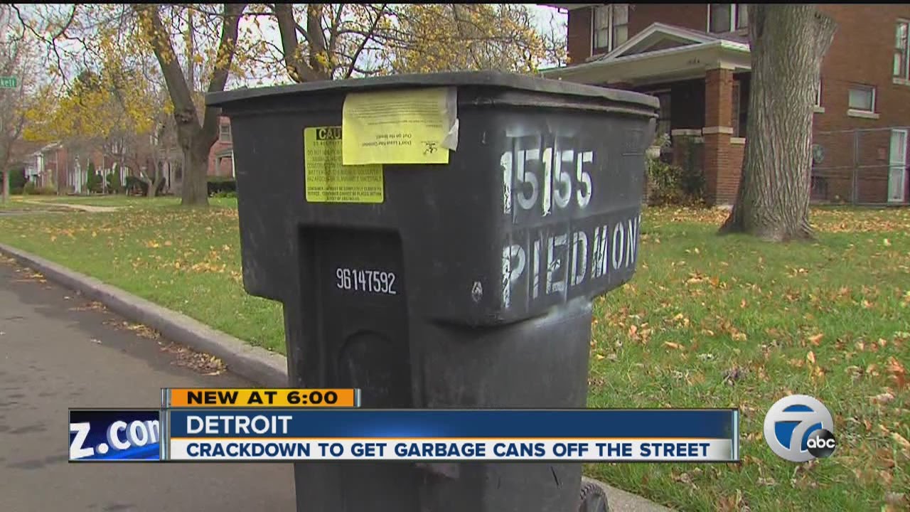 Detroit garbage crackdown