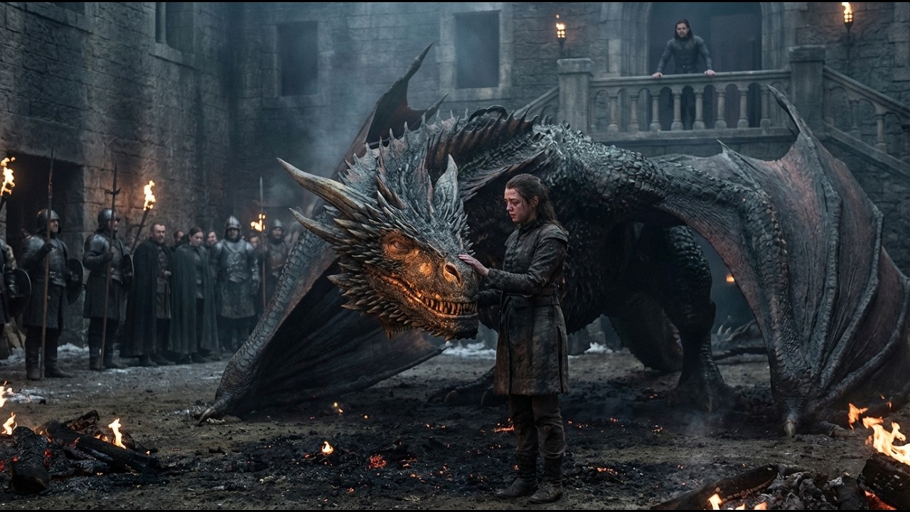The Alpha King's Dragon Burned Anyone Who Came Close — She Touched Its Snout and Wept