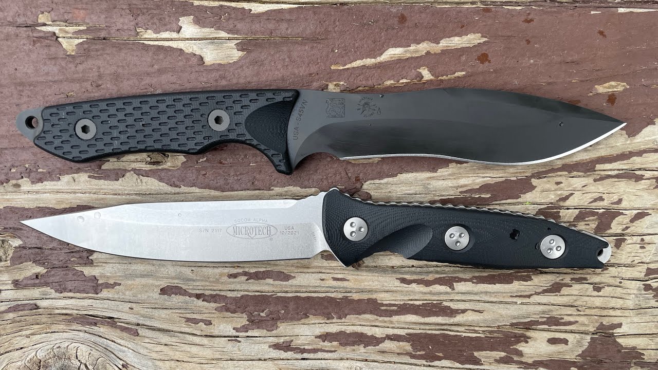 Spartan Blades Ronin Shinto VS The Microtech Socom Alpha.