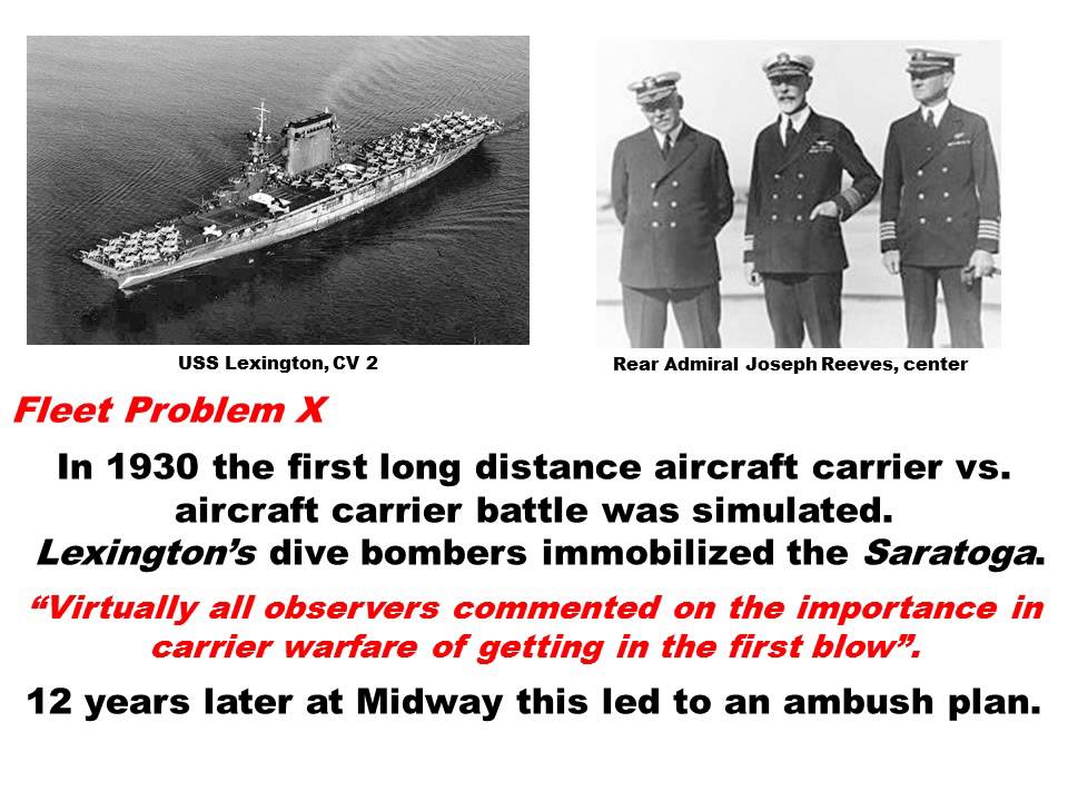 Navy Fleet Problems Planned for WW II