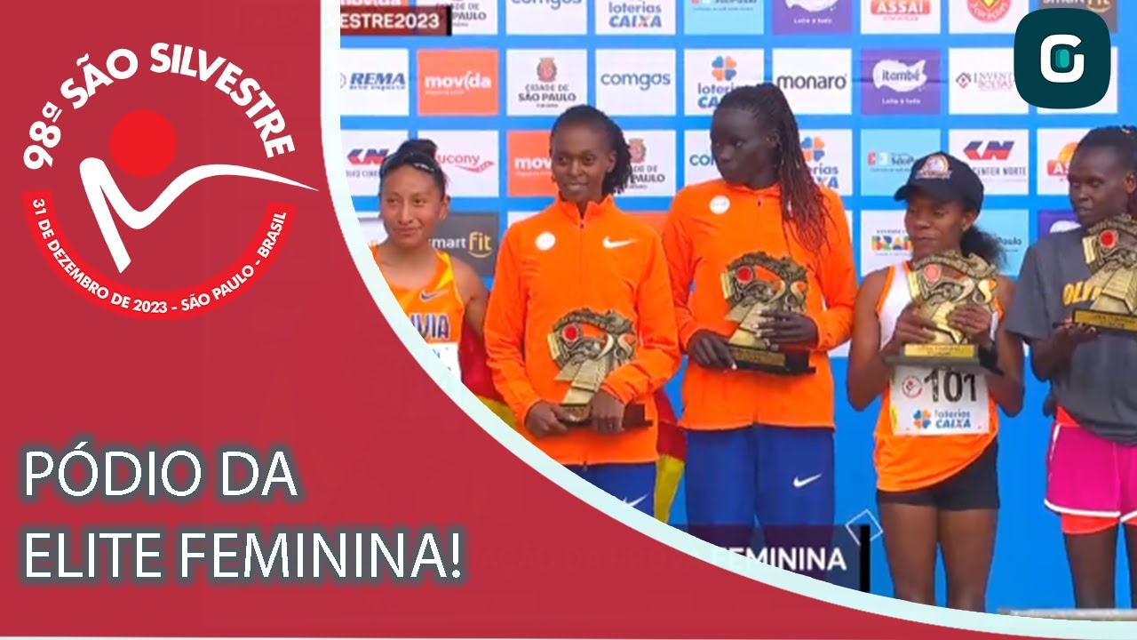 PÓDIO DA ELITE FEMININA! - 98ª Corrida de São Silvestre (31/12/23)