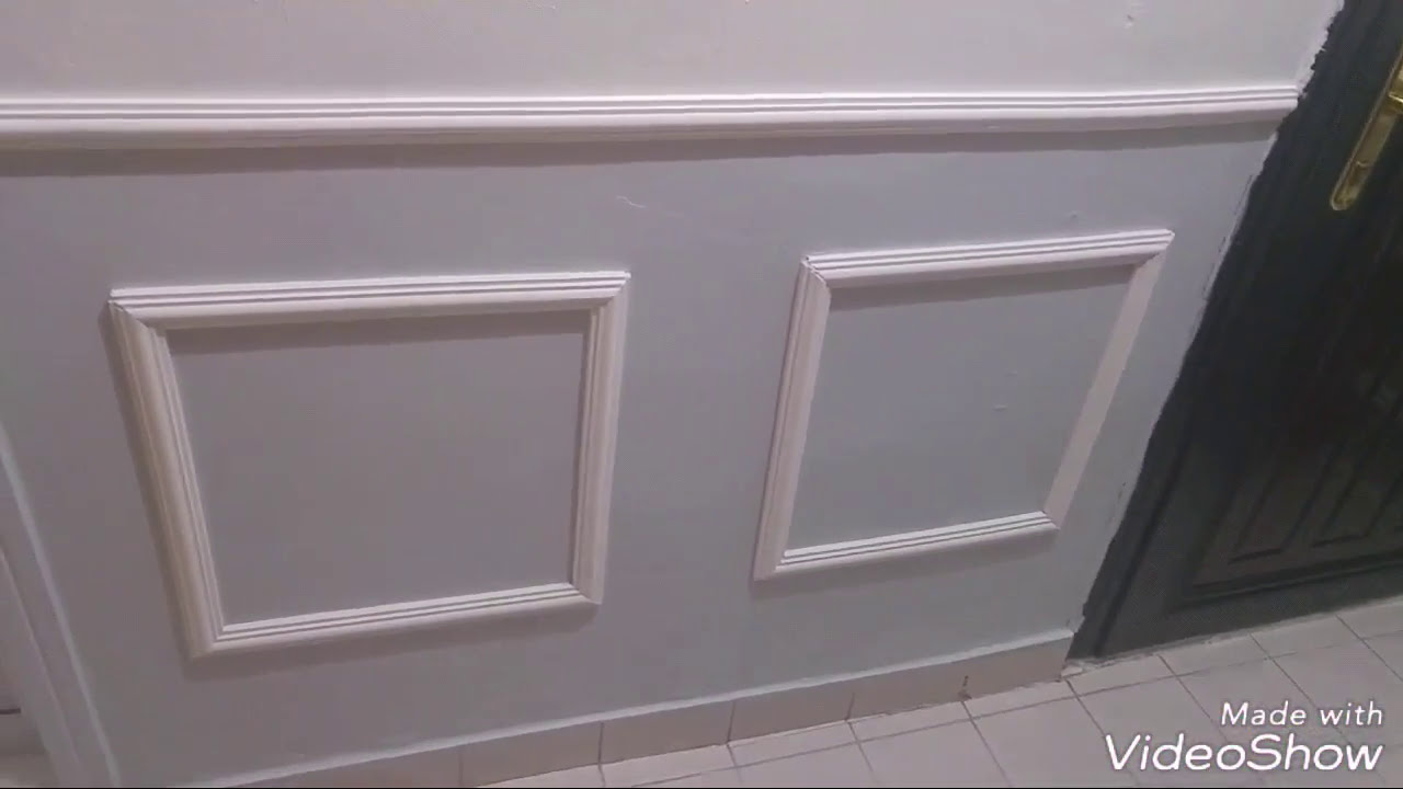 Duvara stropiyer çıta uygulaması yaptık / stropiyer lath application #diy 💙💙