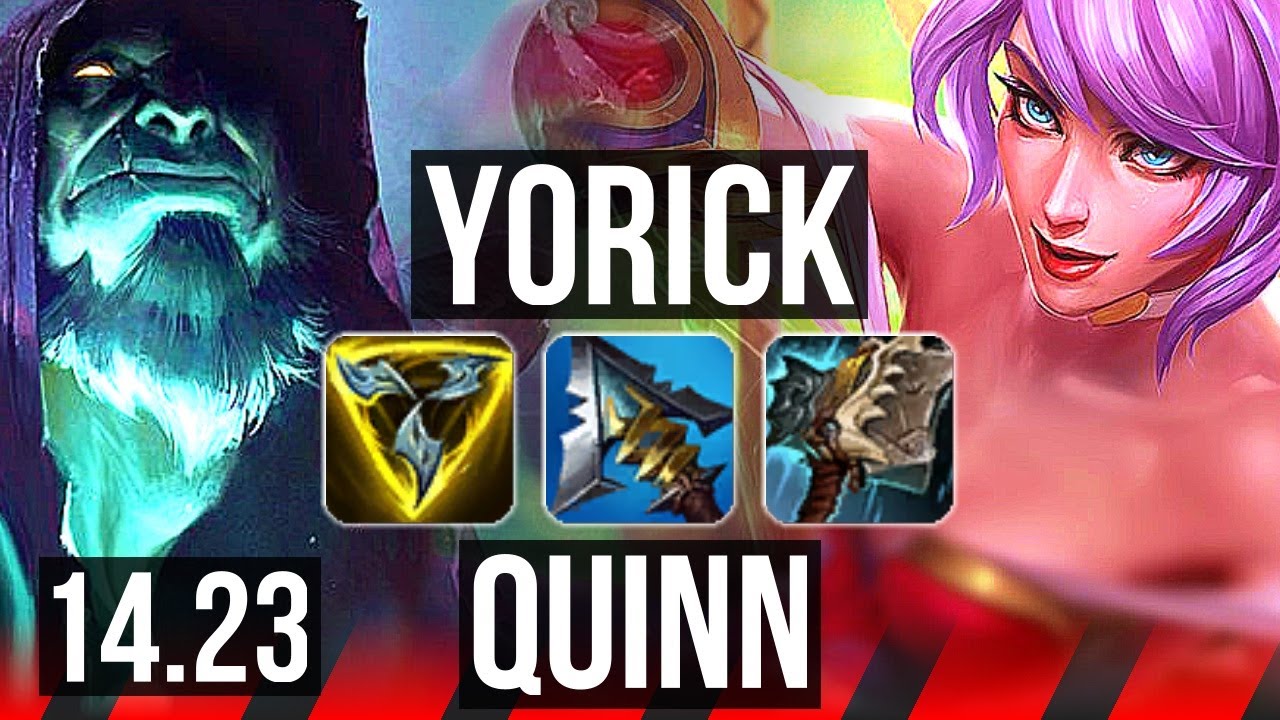 YORICK vs QUINN (TOP) | Rank 9 Yorick | NA Master | 14.23