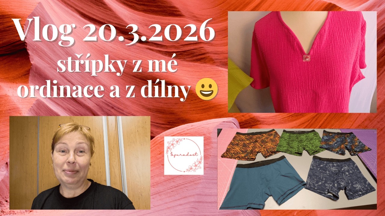Vlog 20.3.2026-Střípky z mé ordinace a dílny 😀