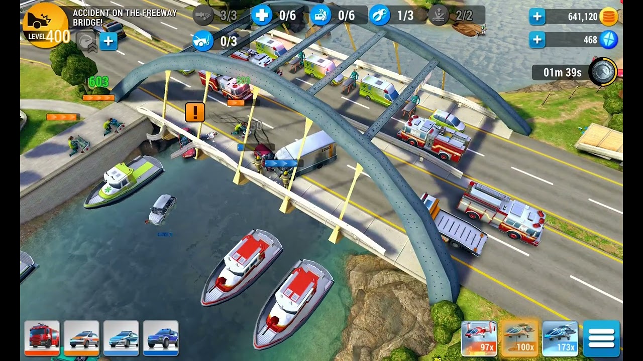 Emergency HQ, Hero Level 162, Accident on the freeway bridge
