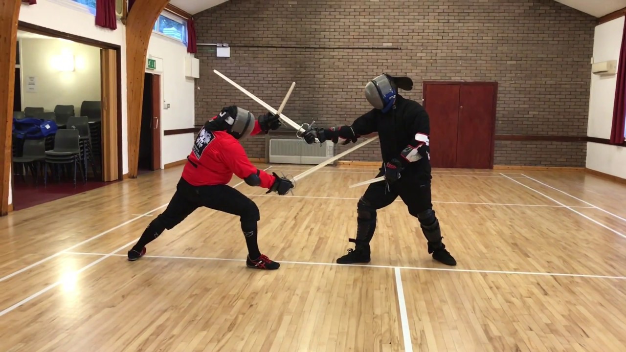 Sidesword and Dagger Sparring - Malcolm vs Nick