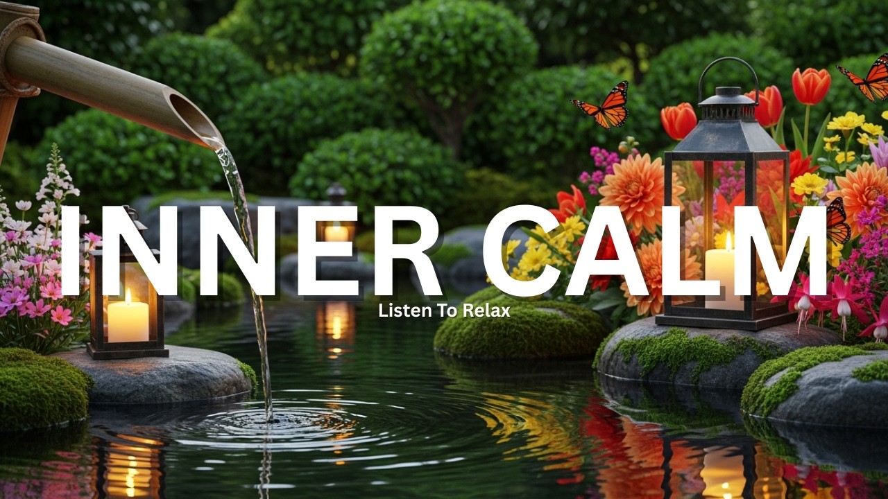 Peaceful Piano Music with Water Sounds 🌿 Sleep, Meditation, Spa & Yoga | Relaxing For Stress