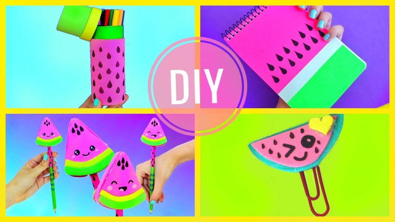 DIY ШКОЛЬНЫЕ ПРИНАДЛЕЖНОСТИ