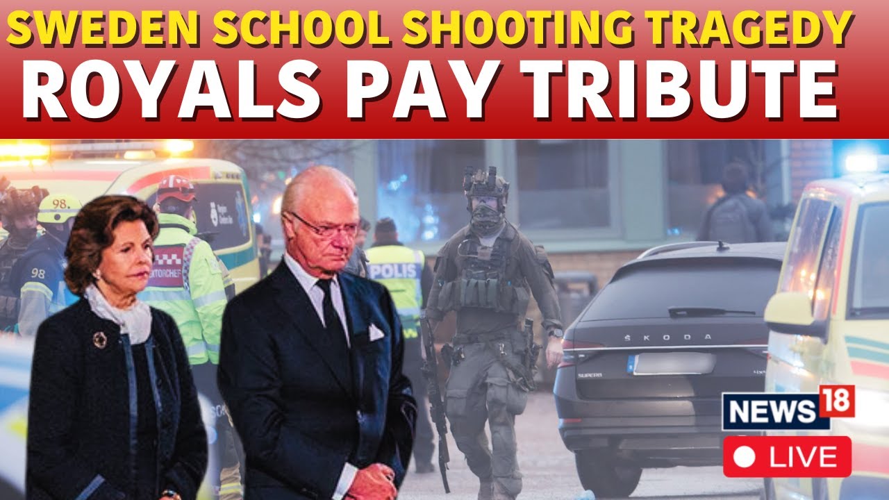 Sweden School Shooting: King Carl XVI Gustaf & Queen Silvia Pay Tribute | Sweden Shooting | N18G