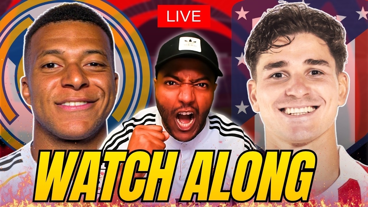 🔴 REAL MADRID vs ATLETICO MADRID WATCH ALONG | Full Match Reaction | LALIGA 25/26