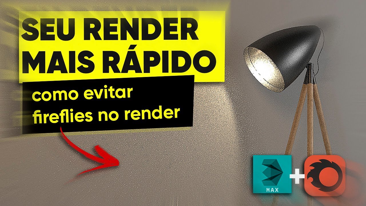 SEU Render MAIS RÁPIDO || Como evitar fireflies no seu render no 3ds MAX