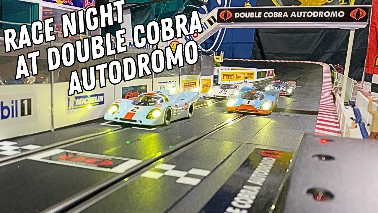 Some Carrera Digital 124 Action at Double Cobra Autodromo!