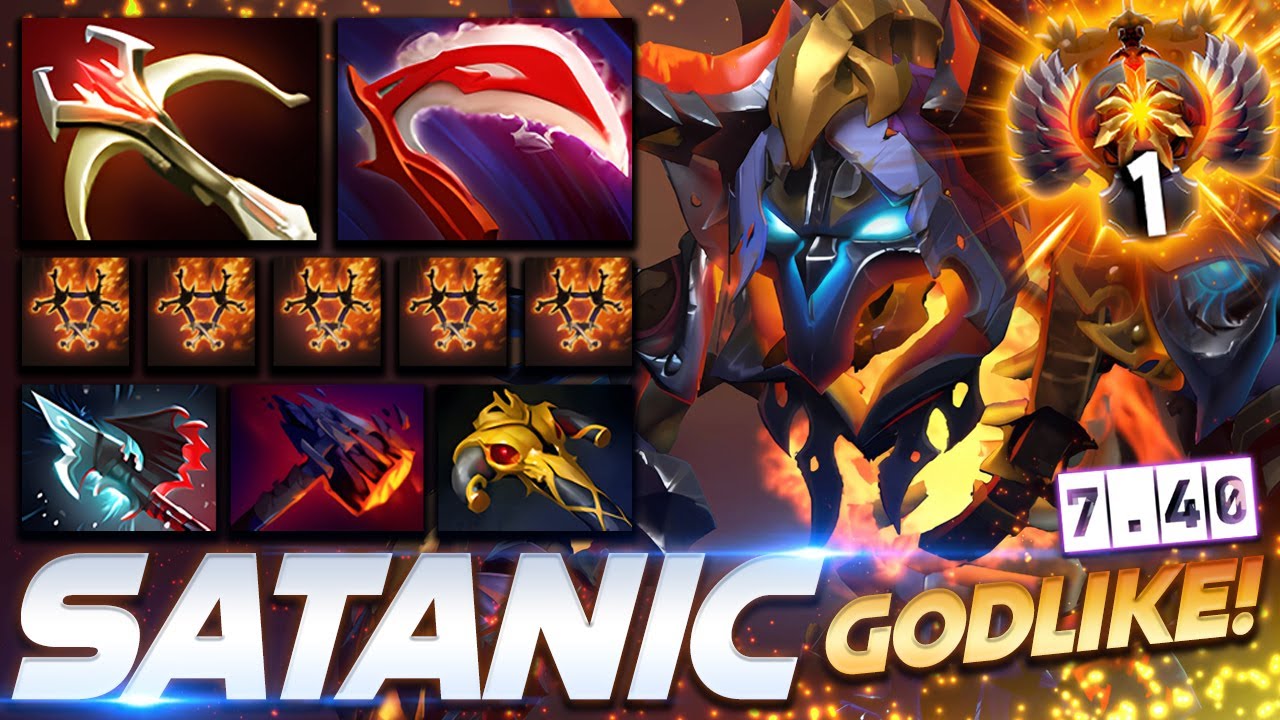 Satanic Clinkz 7.40 Godlike Archer - Dota 2 Pro Gameplay [Watch & Learn]