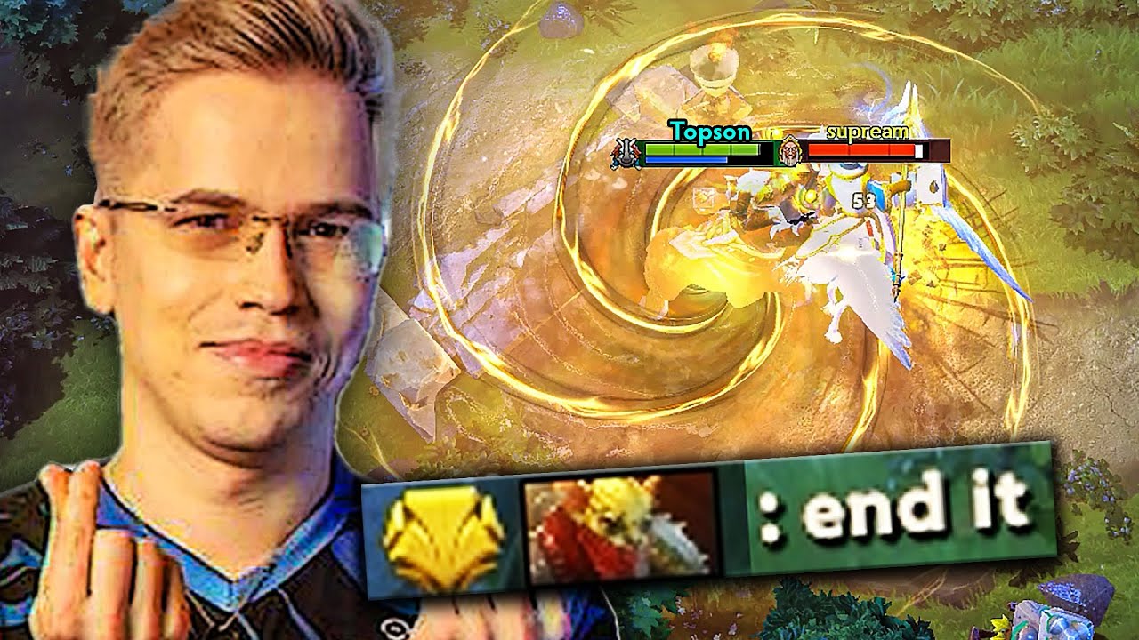 How Topson plays a NEAR FLAWLESS MAGNUS MID 💪