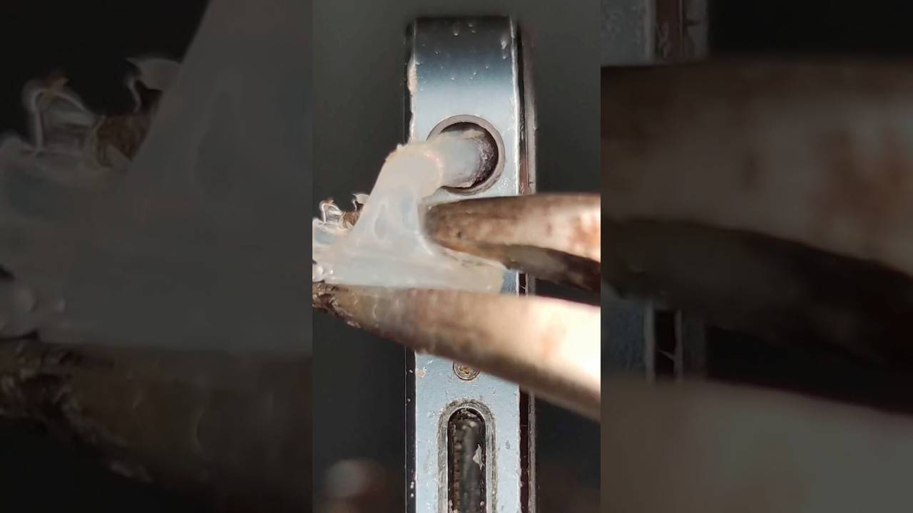 Deep Cleaning iPhone Audio Jack with hot Glue 😌 #satisfying #asmr #cleaning