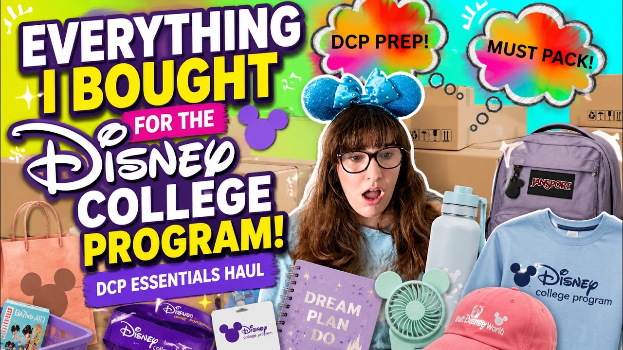 Disney College Program Essentials Haul