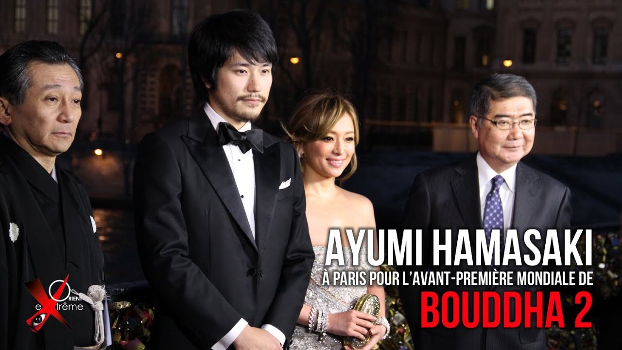ayumi hamasaki à Paris pour l'avant-première mondiale de BOUDDHA 2 le 27 janvier 2014 : reportage