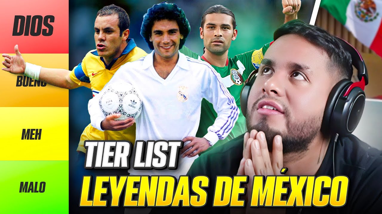 TIER LIST LEYENDAS DEL FÚTBOL MEXICANO
