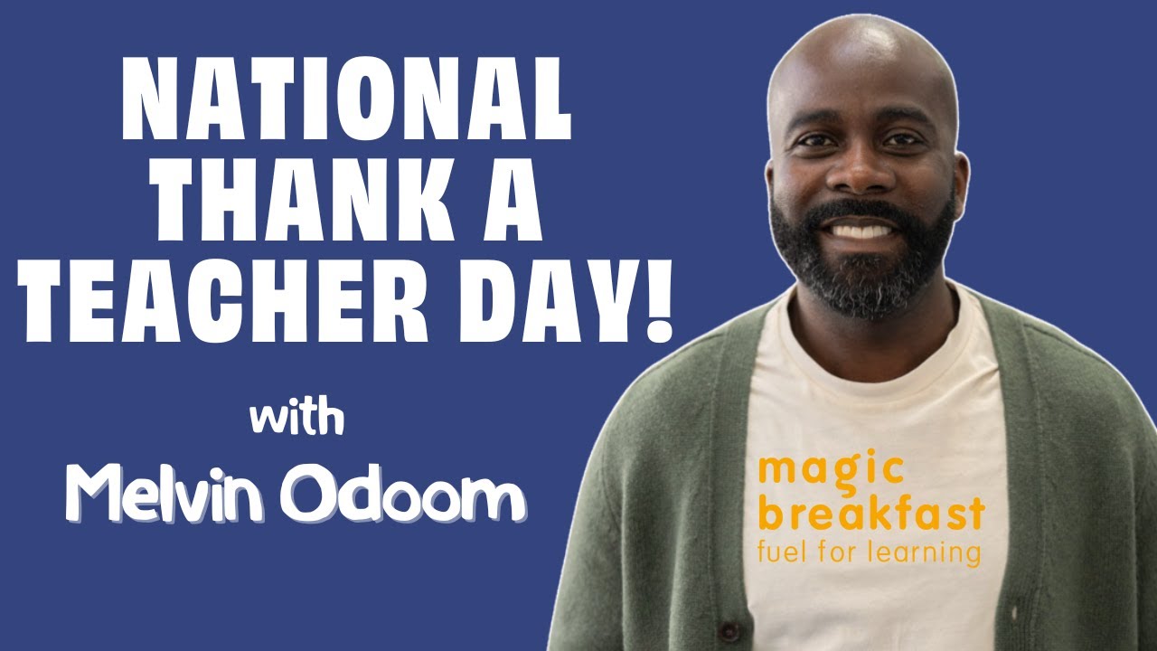Thank a Teacher with Melvin Odoom at Dukes Aldridge Breakfast Club!