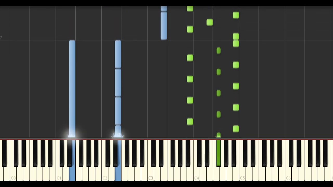 Fabrizio Paterlini - Frozen River Part II (Synthesia Tutorial)