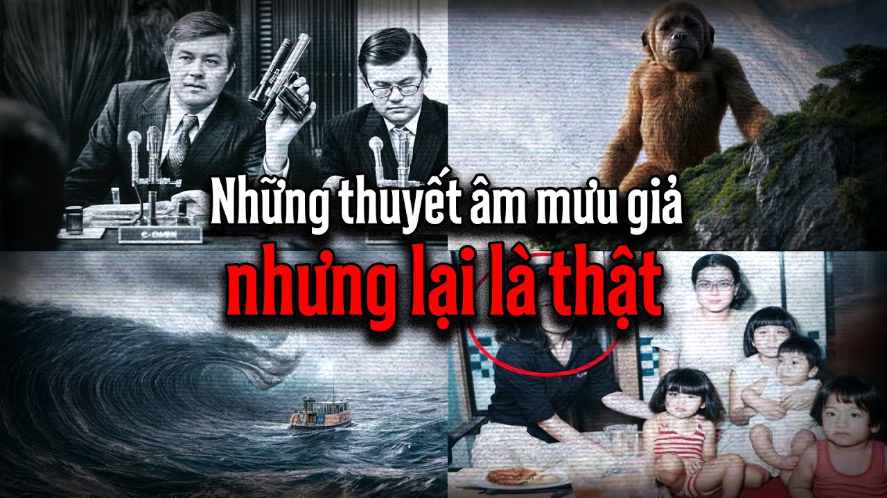Những thuyết âm mưu tưởng giả hoá ra là SỰ THẬT