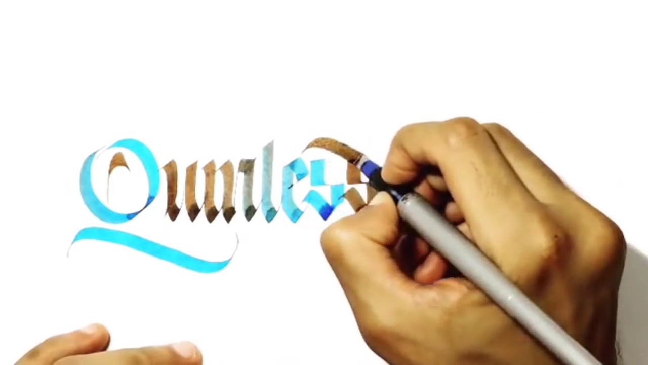 Calligraphy styles by Sachin Shah - Compilation