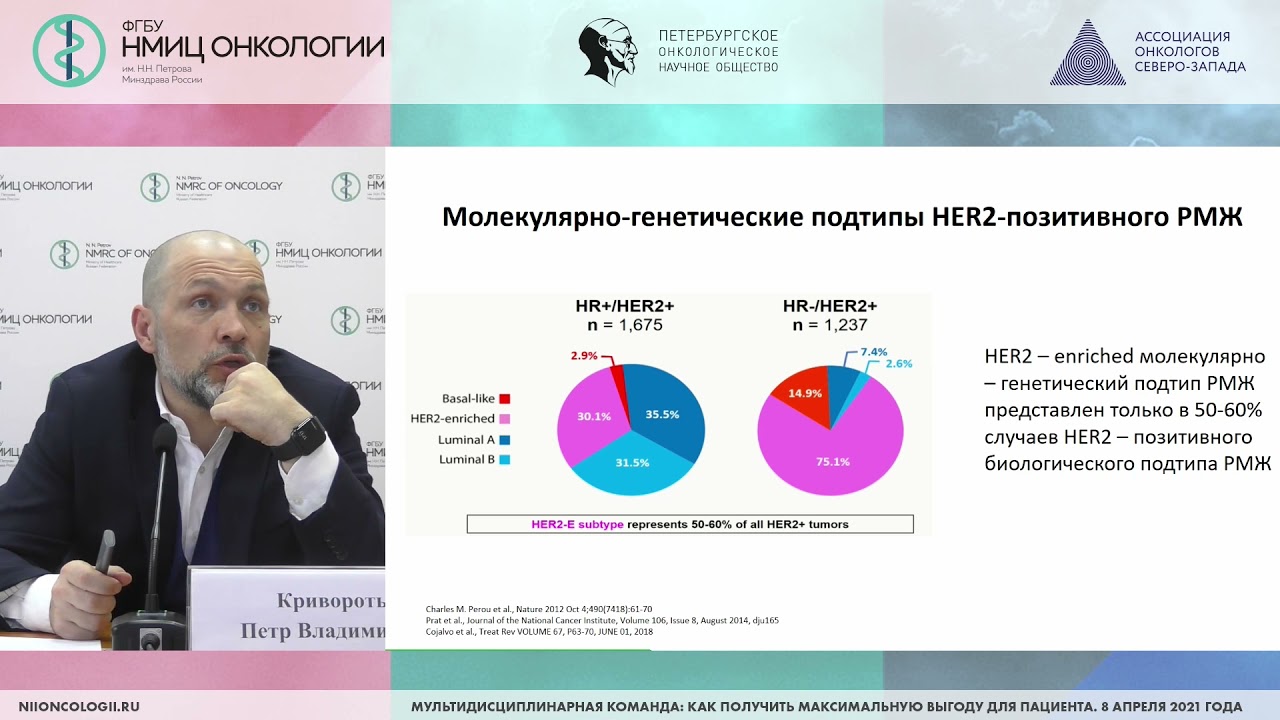 Какая таргетная адъювантная терапия целесообразна для пациента, не достигшего полного патоморфоза?
