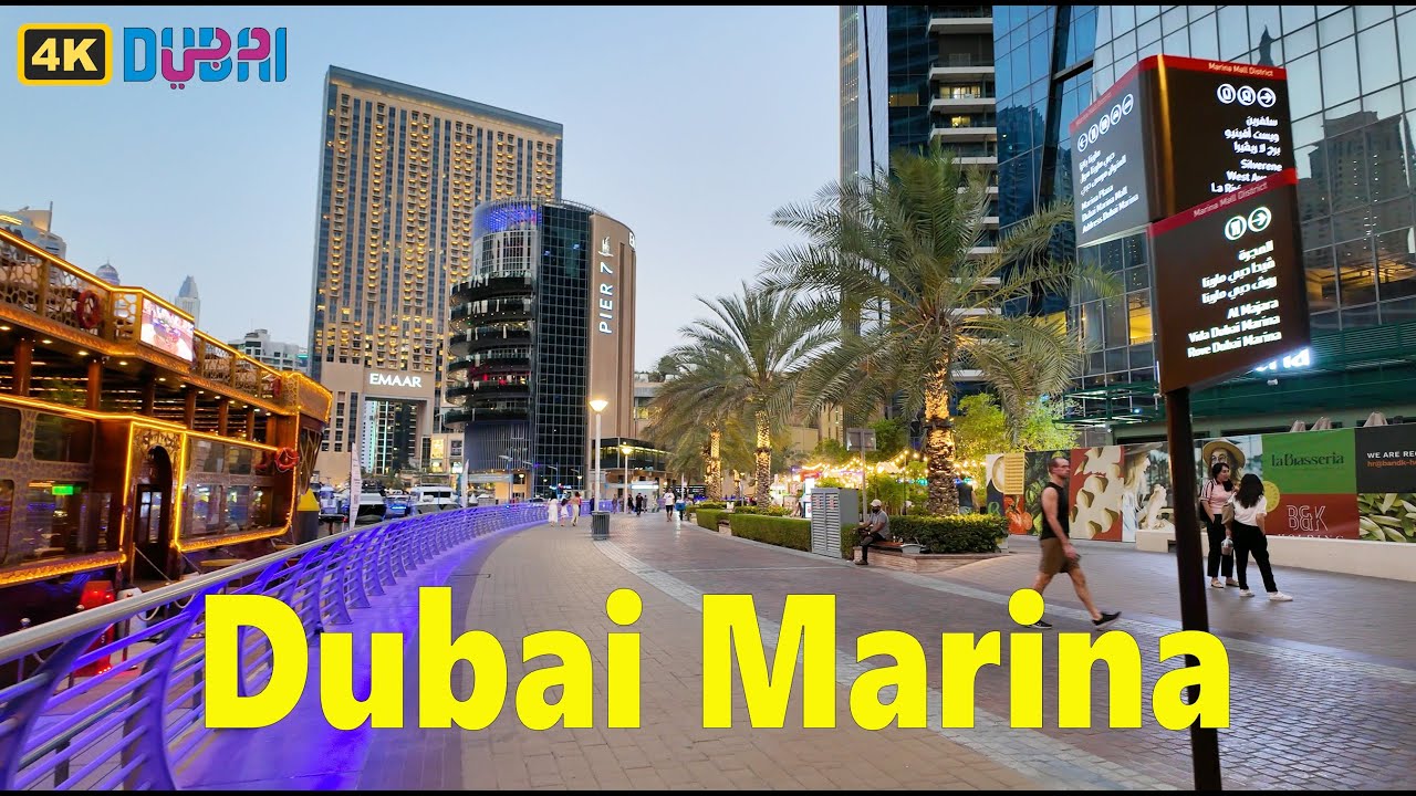 Dubai Marina Walk | Evening Walking Tour | 06 July 2024