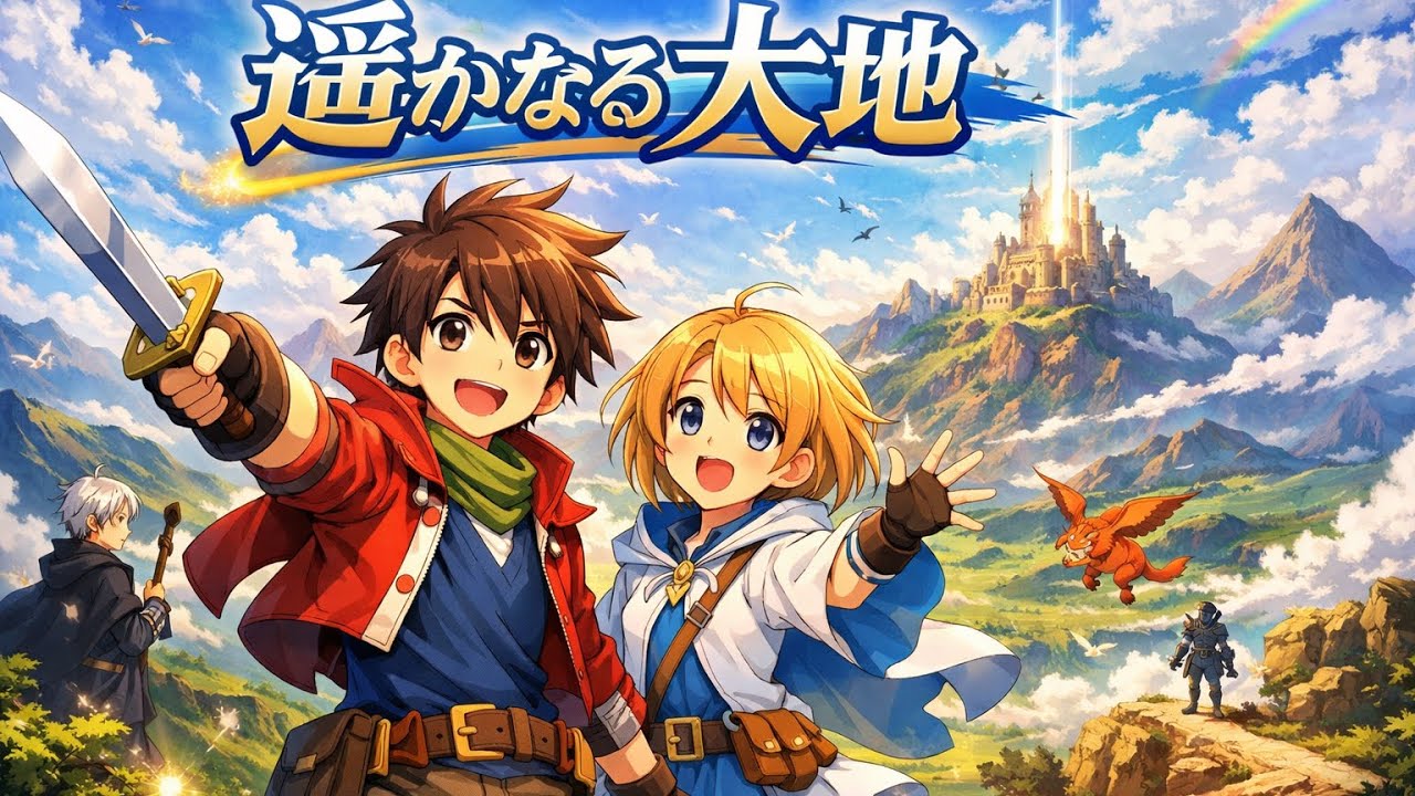 【遥かなる大地】アニメ主題歌風ソング　