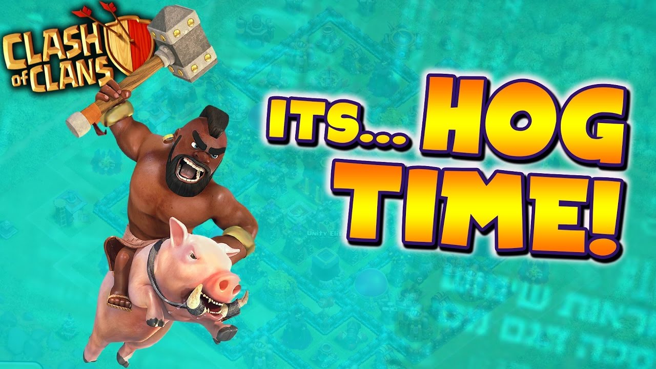 It's HOGS time! TH9 Mass HOGS strategy ( BOMB TOWER update 2016 )
