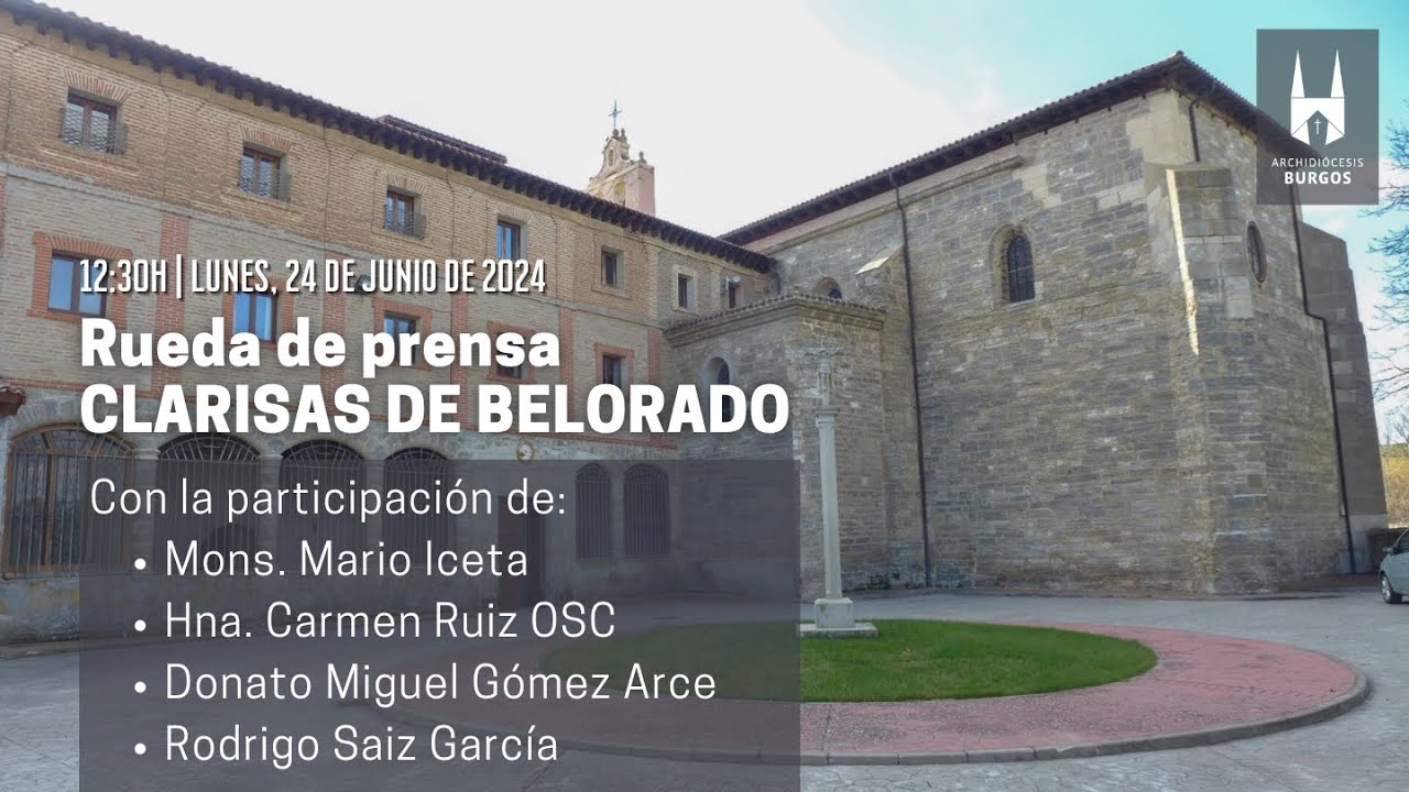 Rueda de prensa tras la declaración de excomunión de diez hermanas del Monasterio de Belorado