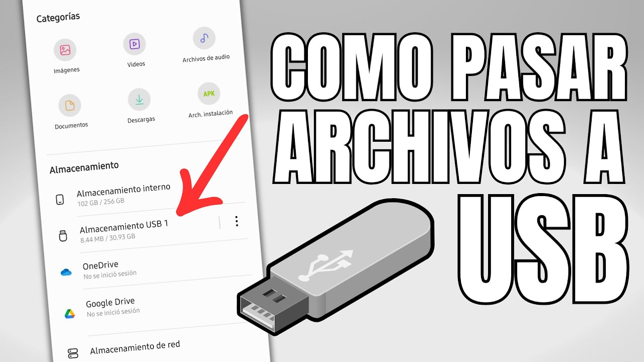 Como Pasar ARCHIVOS de tu CELULAR a una MEMORIA USB o una MEMORIA MICRO SD