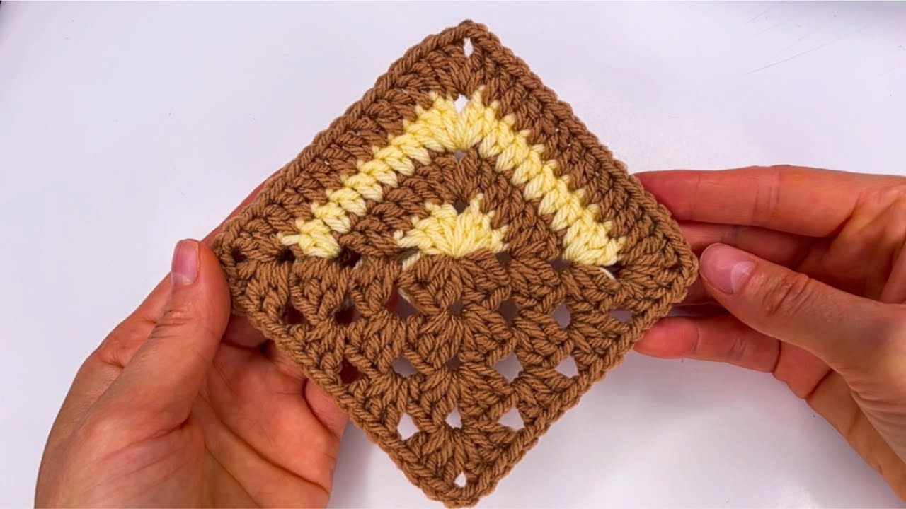 LEARN HOW TO CROCHET NEW GRANNY SQUARE TUTORIAL