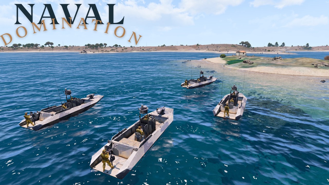 Island Under Attack! Epic Naval Combat | Arma 3