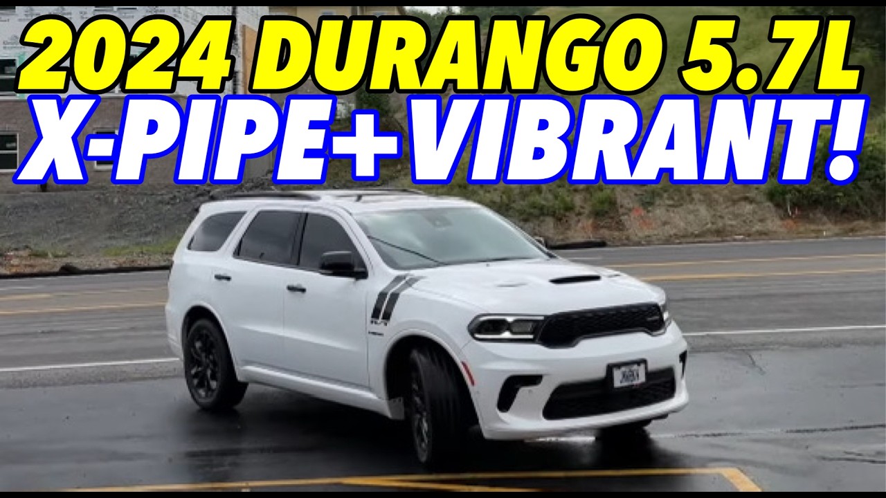 Dodge Durango R/T 5.7L HEMI V8 2024 года с X-PIPE и ВИБРАЦИОННЫМИ РЕЗОНАТОРАМИ!