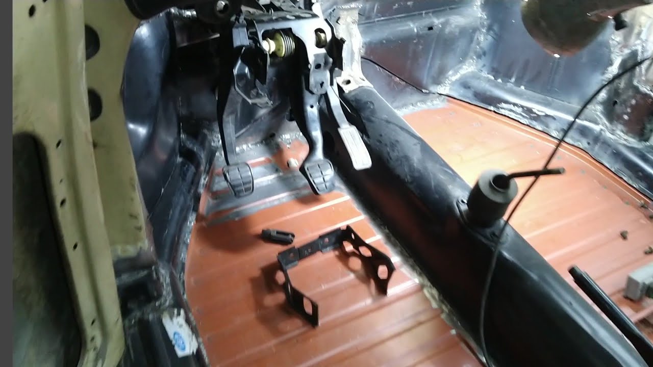 ADAPTANDO PEDALEIRA SUSPENSA COM HIDROVACUO NO FUSCA (LLARA 2.0) (parte 25)