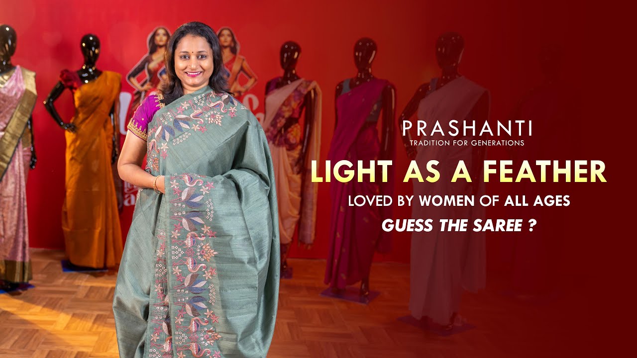 Crush Embroidery Sarees | Women's Day Sale - Upto 30% OFF | Prashanti | 26 Feb 25
