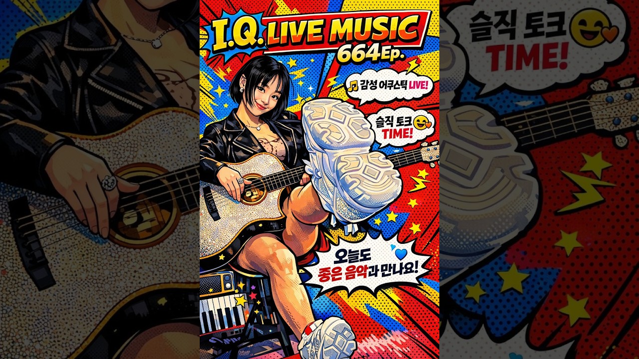 [경축]드디어! 미스트롯 노래방 상륙🎉 아이큐의 6번째 노래방 곡은? I.Q 힐링음악 라이브 🔥🔋 (음충664)^^ 큘럽❤️🎤#iqmusic #가수아이큐