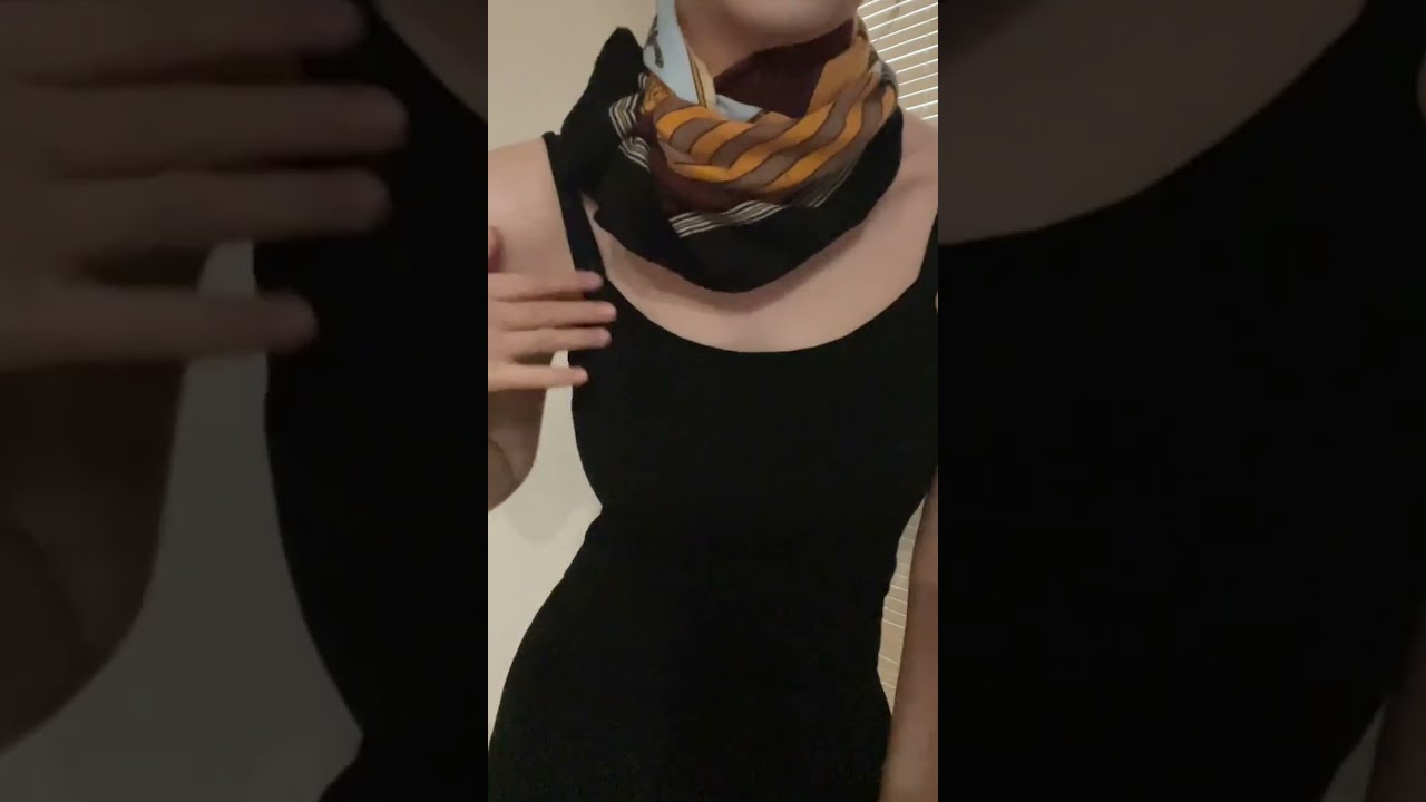Six ways to wear the 70cm square scarf