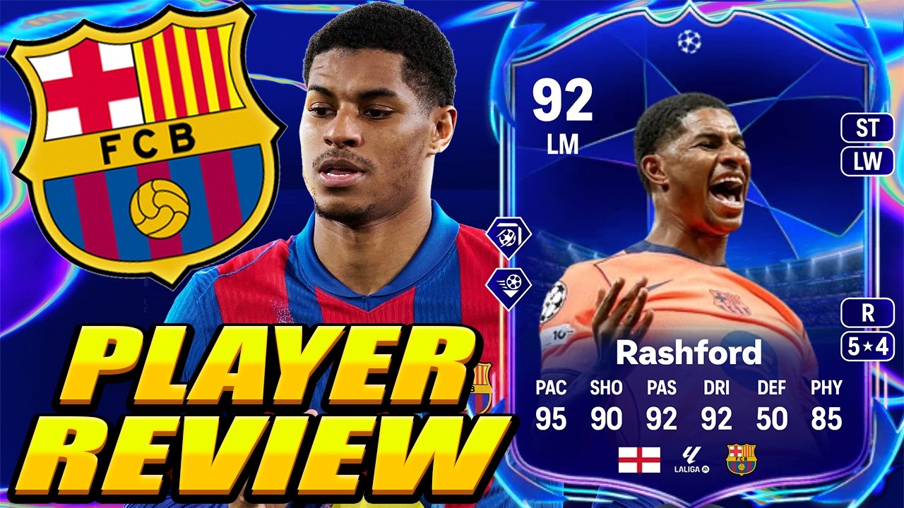 He IS ABSOLUTELY BROKEN&hellip; ⚡🔥 92 RTTF Rashford Review! 92 Rashford Player Review! RTTF Marcus Rashford