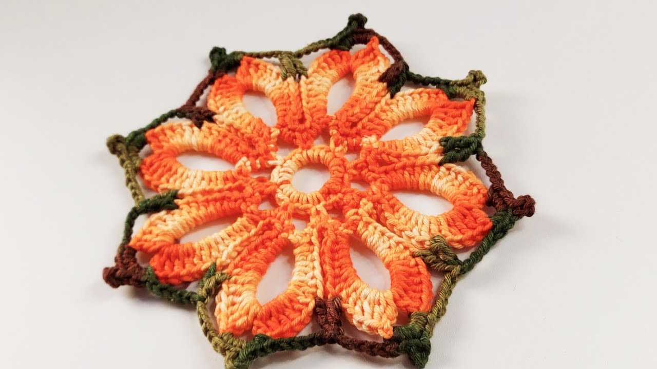 👊# Descanso de Panelas-Flor Estrela do Oriente-Pink Artes Croche by Rosana Recchia