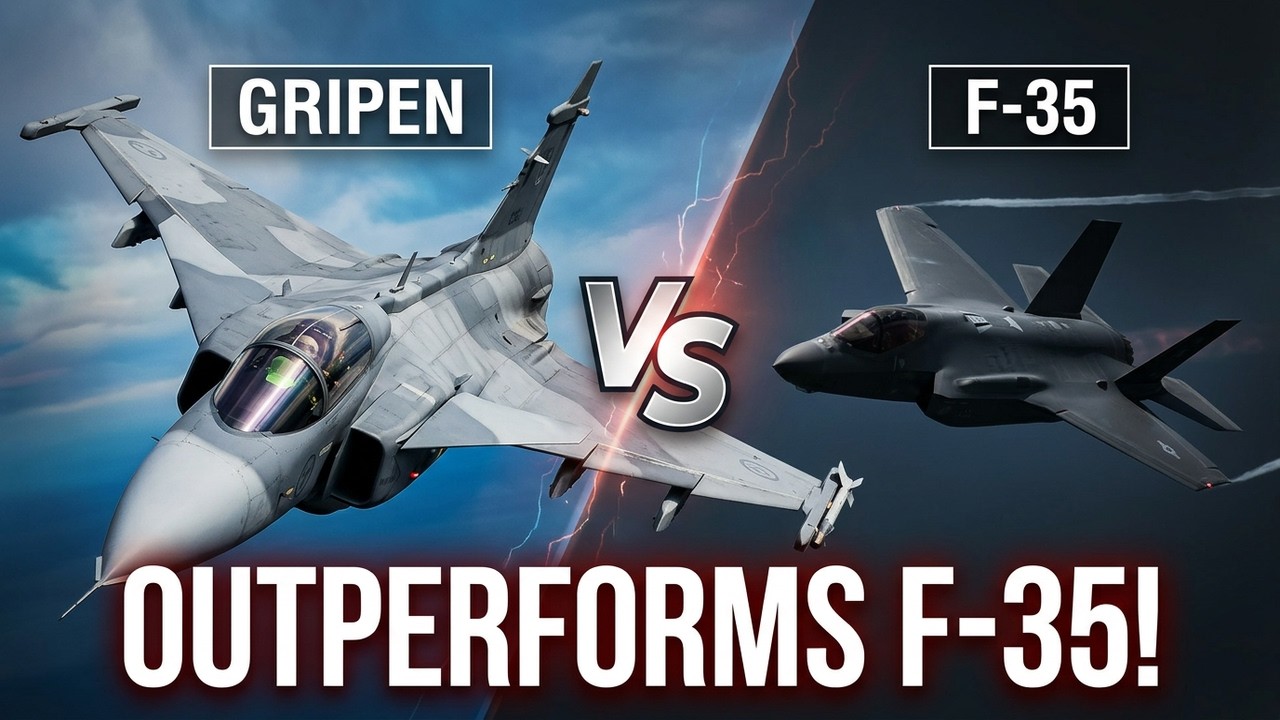 Истребитель Saab JAS-39 Gripen за 14 миллионов долларов, который превзошел F-35!
